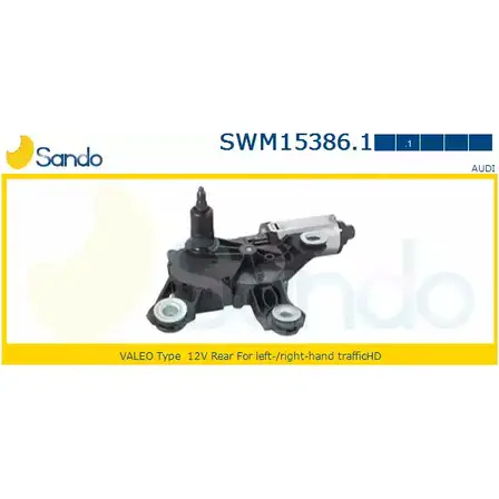 Мотор стеклоочистителя SANDO LFM 9O8H E4D6FA3 SWM15386.1 1266871797 изображение 0