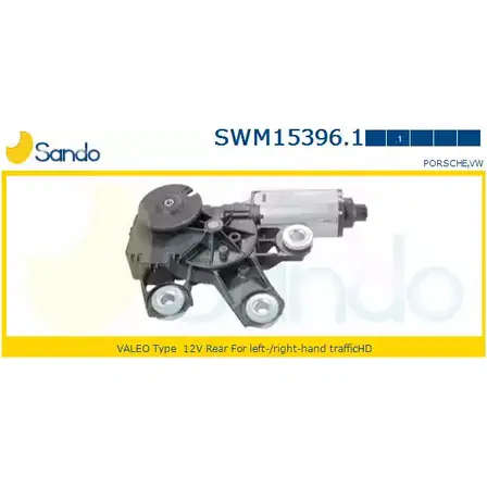 Мотор стеклоочистителя SANDO WDFS5 458 SC 1266871867 SWM15396.1 изображение 0