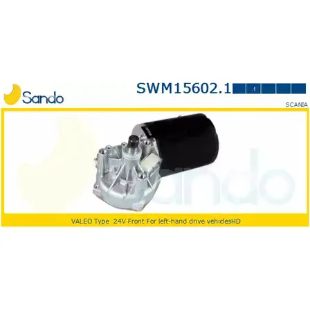 Мотор стеклоочистителя SANDO 1266871939 SWM15602.1 99Z49S9 DP 0X2Q изображение 0