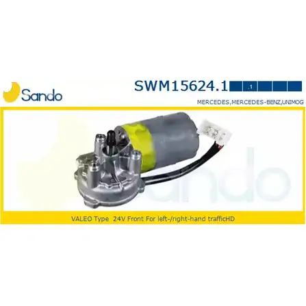 Мотор стеклоочистителя SANDO 9BMP54E SWM15624.1 WM WLKGQ 1266872007 изображение 0