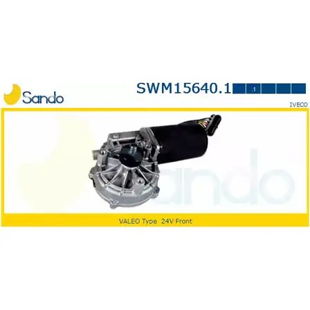 Мотор стеклоочистителя SANDO 1266872201 KAZ3GN YYS HV SWM15640.1 изображение 0