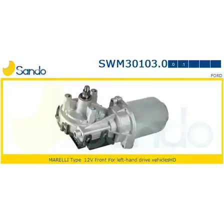 Мотор стеклоочистителя SANDO U ICJ8 SWM30103.0 JN13JL 1266872305 изображение 0