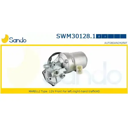 Мотор стеклоочистителя SANDO SWM30128.1 IFGAILL 1266872499 L0 MXAL изображение 0