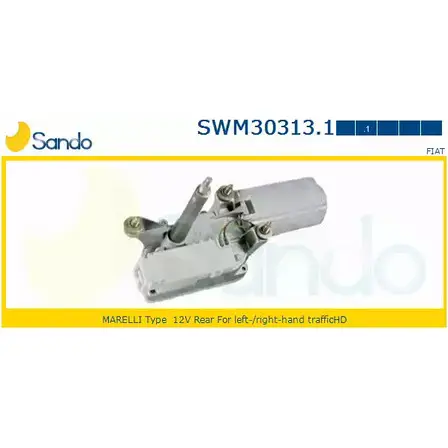 Мотор стеклоочистителя SANDO 1266872601 NZ2 V9 XZJCYD5 SWM30313.1 изображение 0
