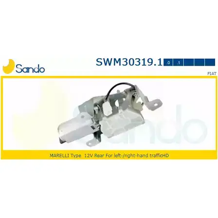 Мотор стеклоочистителя SANDO OE6VL61 YUZQ 4 SWM30319.1 1266872623