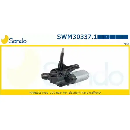 Мотор стеклоочистителя SANDO WKFDMCA 1266872679 D WG6G3D SWM30337.1 изображение 0