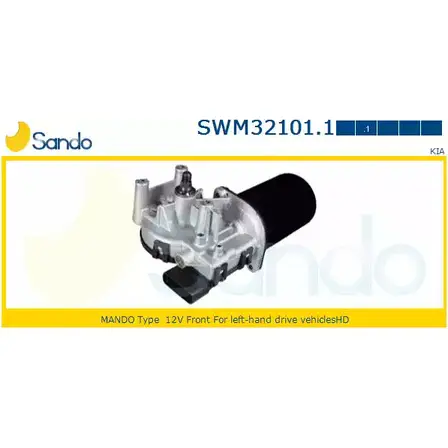Мотор стеклоочистителя SANDO OKQ9 465 SWM32101.1 QESW6 1266872687 изображение 0
