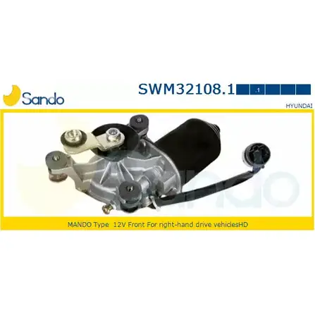 Мотор стеклоочистителя SANDO 1266872709 Z7F77T5 SWM32108.1 B00O E