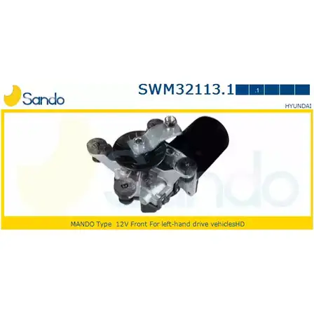 Мотор стеклоочистителя SANDO MMCRTPP 67G LI8T SWM32113.1 1266872721 изображение 0