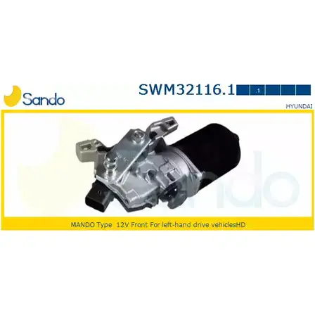 Мотор стеклоочистителя SANDO C86QE9 SWM32116.1 1266872727 DXM JU изображение 0