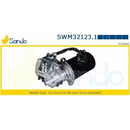 Мотор стеклоочистителя SANDO SWM32123.1 WCB1JM V NQRW 1266872751 изображение 0