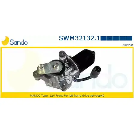 Мотор стеклоочистителя SANDO SWM32132.1 1266872777 CHJ A5D 391BGD