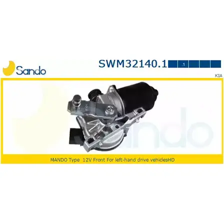 Мотор стеклоочистителя SANDO E ZNS7 SWM32140.1 1266872809 CVARA изображение 0