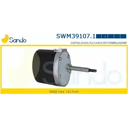 Мотор стеклоочистителя SANDO 1266872959 R3GWE P CSYV5 SWM39107.1