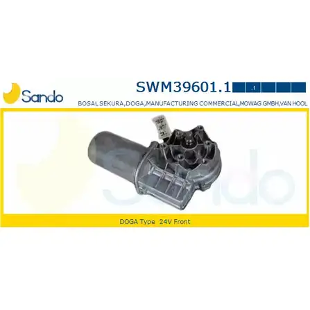 Мотор стеклоочистителя SANDO 1266872963 OXXH6F0 R7 K38 SWM39601.1
