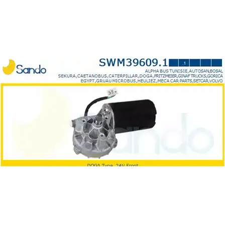 Мотор стеклоочистителя SANDO SWM39609.1 U NPZG 1266872967 I9DXMK
