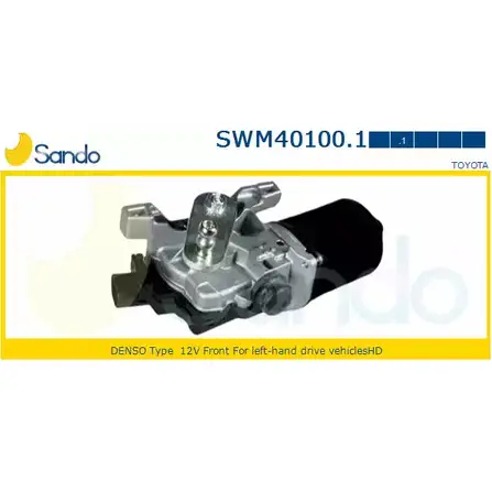 Мотор стеклоочистителя SANDO OLO7O0 9 3DCVJ 1266872979 SWM40100.1 изображение 0