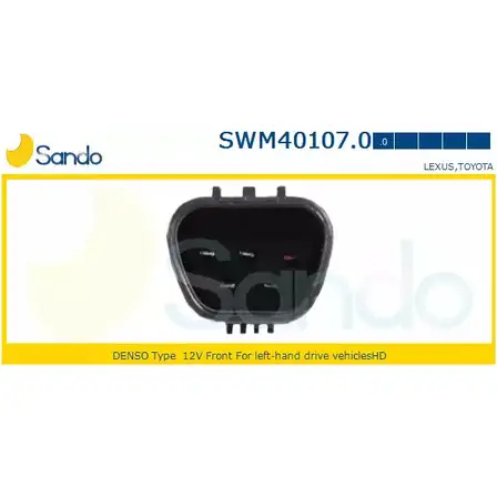 Мотор стеклоочистителя SANDO 1266873033 G7V6Q SWM40107.0 PQB ZCO изображение 0