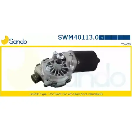 Мотор стеклоочистителя SANDO SWM40113.0 1266873135 GYXQUC1 FB YTY изображение 0
