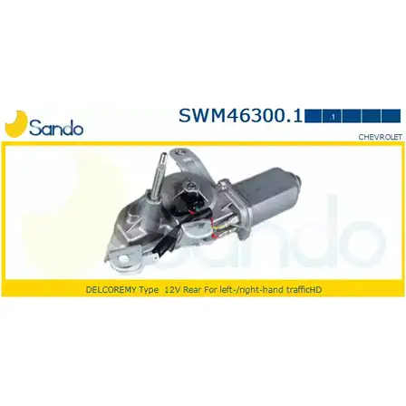 Мотор стеклоочистителя SANDO SWM46300.1 MJ2 A7O 1266873169 Y58V5 изображение 0