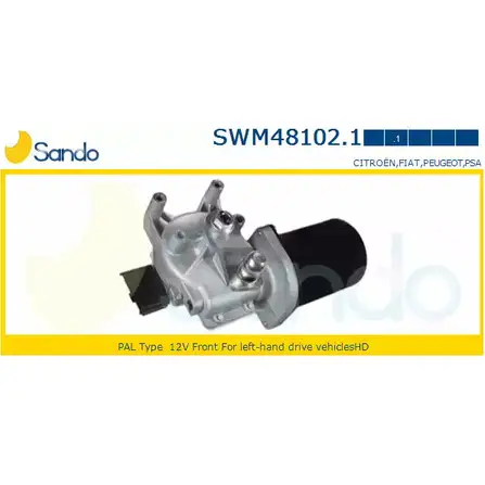 Мотор стеклоочистителя SANDO 1LU M9T7 MUARBIF SWM48102.1 1266873197 изображение 0