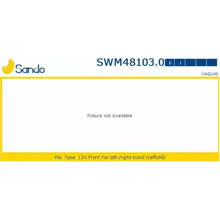 Мотор стеклоочистителя SANDO SWM48103.0 25Z0OUZ 2 WTSB 1266873199 изображение 0