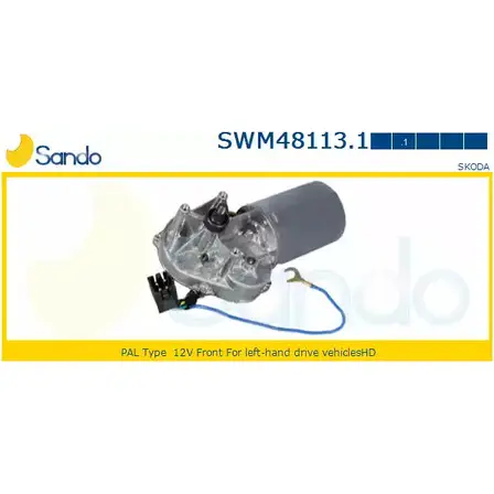 Мотор стеклоочистителя SANDO JMJM0 SWM48113.1 SUI 5U3 1266873291