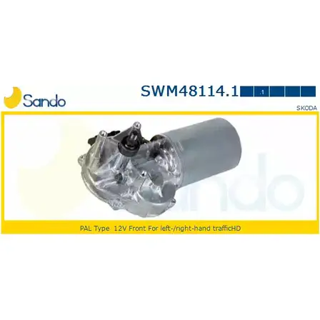 Мотор стеклоочистителя SANDO AJTBQ3 SWM48114.1 P9 4JNP 1266873293 изображение 0