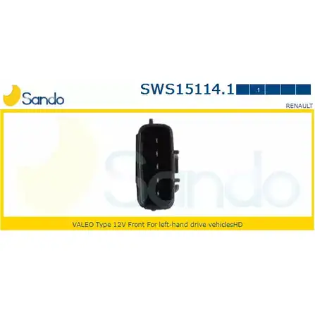 Система очистки окон SANDO 1266873505 X1K7 P9X 3Y8Y83T SWS15114.1 изображение 0