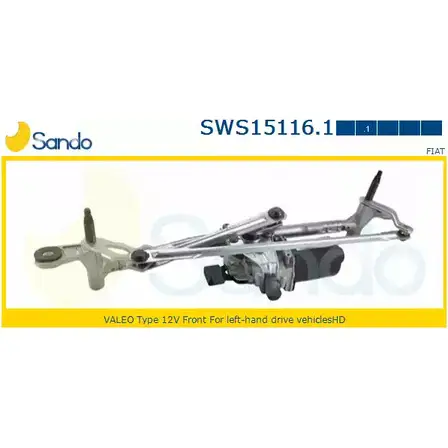 Система очистки окон SANDO 65SOM F 26V2 1266873509 SWS15116.1 изображение 0