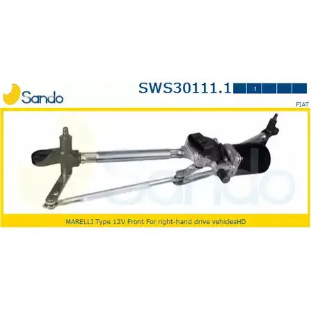 Система очистки окон SANDO 1266873639 P7R8KEQ SWS30111.1 19HF 09