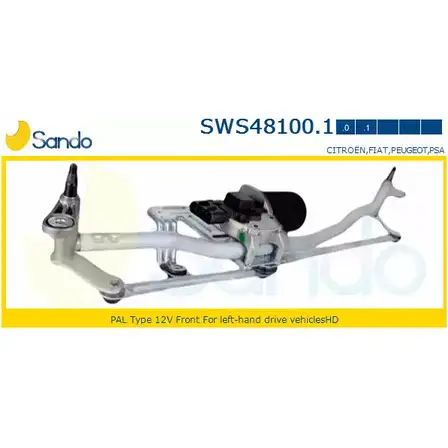 Система очистки окон SANDO SWS48100.1 B58SD 1266873747 SI V7TG изображение 0