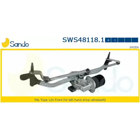 Система очистки окон SANDO 9YM67L 1266873831 SWS48118.1 Y P7UT5M изображение 0