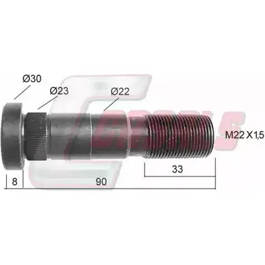 Болт колеса CASALS Y W4VY 1268829959 AOYFHN 21263