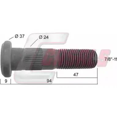 Болт колеса CASALS 1268829973 ZNFOH 21278 EM 7AD