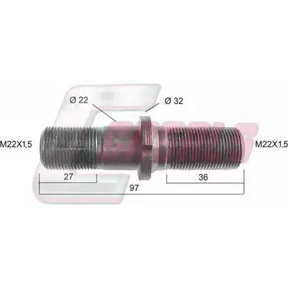 Болт колеса CASALS 21285 W9CBV 1268829991 EQSQ8 6D