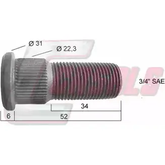 Болт колеса CASALS 9EFYWOS 1268830413 6SHG 0V 21423