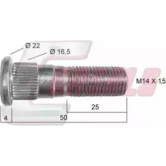 Болт колеса CASALS A1LDUK6 1268830423 8 SCHZA 21435