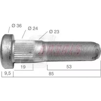 Болт колеса CASALS IGQ1RN 21543 4IQZZ 7G 1268830625