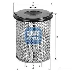 Воздушный фильтр UFI 1337196 8003453100527 27.281.00 E02A LJ
