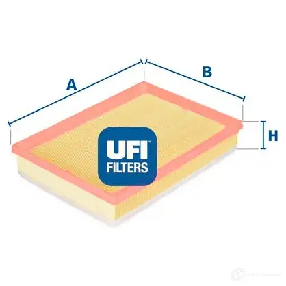 Воздушный фильтр UFI 8003453137356 30.292.00 G 1KVSIT 1337961 изображение 0