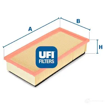 Воздушный фильтр UFI 8003453135239 UI HSN 30.067.00 1337749 изображение 0