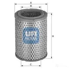 Воздушный фильтр UFI Q 8MVHR 1337037 8003453095700 27.070.00