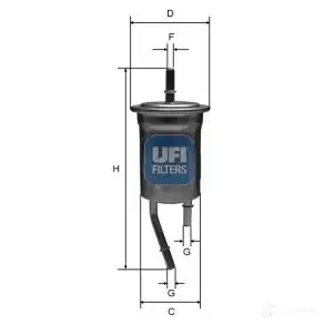 Воздушный фильтр UFI 1338204 AZ GC23R 8003453132887 30.844.00