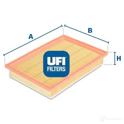 Воздушный фильтр UFI 1337859 A5Q 8Q 30.183.00 8003453136281 изображение 0