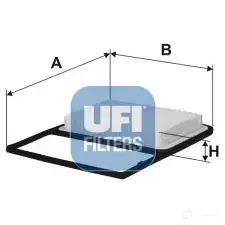 Воздушный фильтр UFI 1437891135 30.B03.00 4TN ORQB
