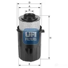 Воздушный фильтр UFI 1783D R 1337027 27.060.00 8003453095601