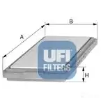 Воздушный фильтр UFI 8003453134102 130 FY 1338315 30.967.00