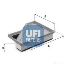 Воздушный фильтр UFI 1437891106 30.A46.00 GKE5 X изображение 0