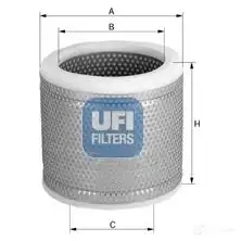 Воздушный фильтр UFI 27.062.00 4 2QLTUF 8003453095625 1337029